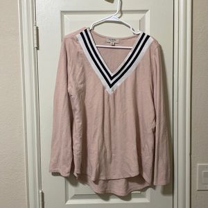 No frills 3/4 sleeve top